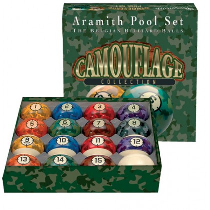 Aramith Camouflage Pool Ball Set 